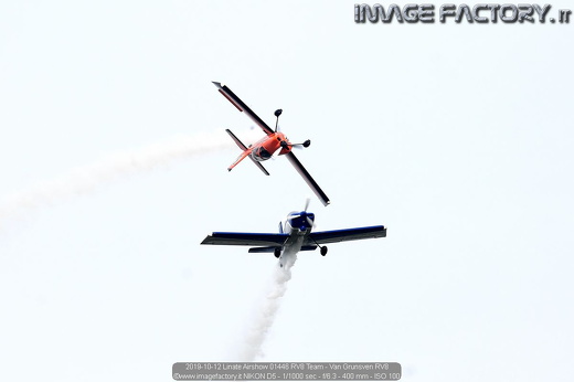 2019-10-12 Linate Airshow 01446 RV8 Team - Van Grunsven RV8